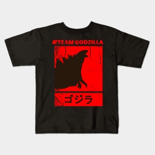 Godzilla vs Kong - Team Godzilla Kids T-Shirt